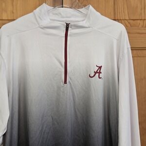 Alabama Crimson Tide Colosseum Quarter-Zip Jacket Mens XL Bama